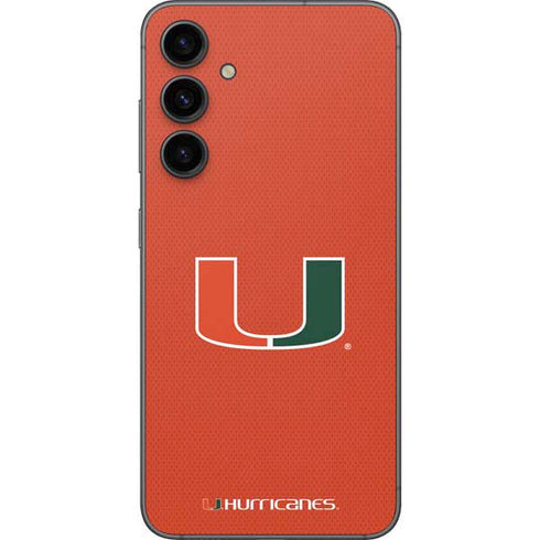 University of Miami Hurricanes Jersey Galaxy S23 FE Skin