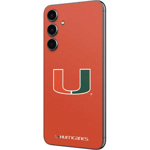 University of Miami Hurricanes Jersey Galaxy S23 FE Skin