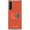 University of Miami Hurricanes Jersey Galaxy S23 Plus Clear Case