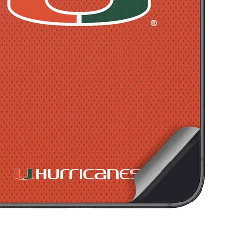 University of Miami Hurricanes Jersey Galaxy S23 Skin