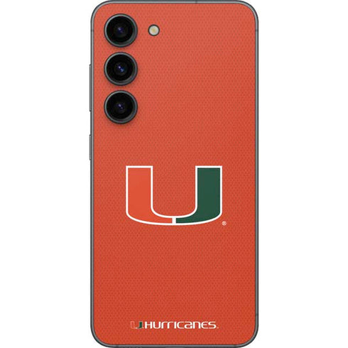 University of Miami Hurricanes Jersey Galaxy S23 Skin