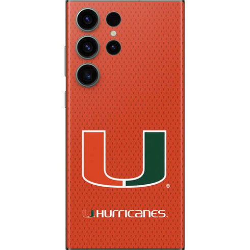 University of Miami Hurricanes Jersey Galaxy S23 Ultra Skin
