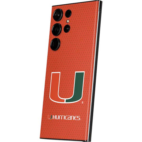 University of Miami Hurricanes Jersey Galaxy S23 Ultra Skin