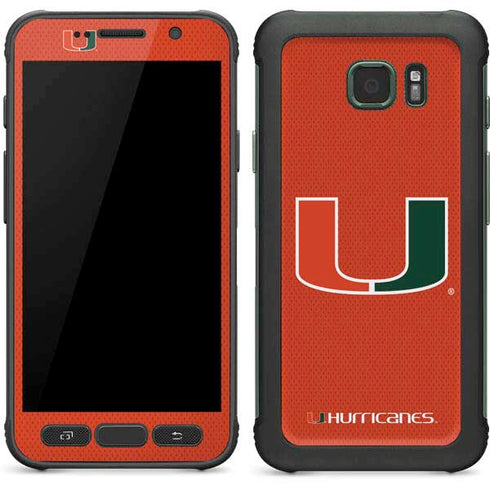 University of Miami Hurricanes Jersey Galaxy S7 Active Skin