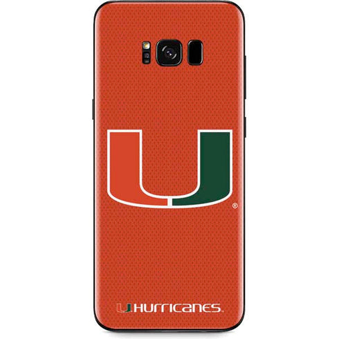 University of Miami Hurricanes Jersey Galaxy S8 Plus Skin