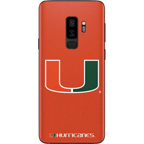 University of Miami Hurricanes Jersey Galaxy S9 Plus Skin