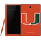 University of Miami Hurricanes Jersey Samsung Galaxy Tab Skin