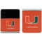 University of Miami Hurricanes Jersey Galaxy Z Flip3 5G Skin