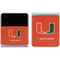 University of Miami Hurricanes Jersey Galaxy Z Flip4 5G Skin