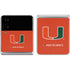 University of Miami Hurricanes Jersey Galaxy Z Flip4 5G Skin