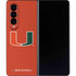 University of Miami Hurricanes Jersey Galaxy Z Fold4 5G Skin