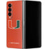 University of Miami Hurricanes Jersey Galaxy Z Fold4 5G Skin