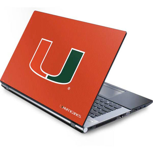 University of Miami Hurricanes Jersey Generic Laptop Skin