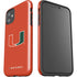 University of Miami Hurricanes Jersey iPhone 11 Impact Case