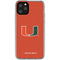 University of Miami Hurricanes Jersey iPhone 11 Pro Clear Case