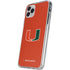 University of Miami Hurricanes Jersey iPhone 11 Pro Clear Case