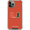 University of Miami Hurricanes Jersey iPhone 11 Pro Max Clear Case