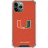 University of Miami Hurricanes Jersey iPhone 11 Pro Max Clear Case