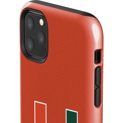 University of Miami Hurricanes Jersey iPhone 11 Pro Max Impact Case