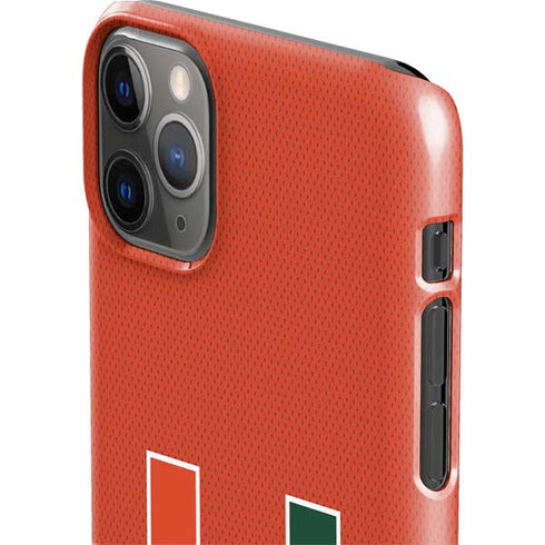 University of Miami Hurricanes Jersey iPhone 11 Pro Max Lite Case
