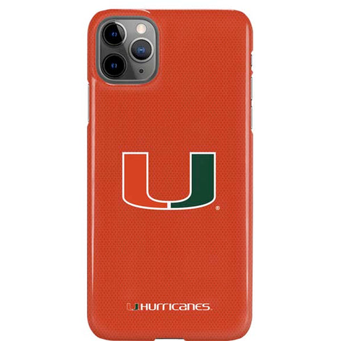 University of Miami Hurricanes Jersey iPhone 11 Pro Max Lite Case