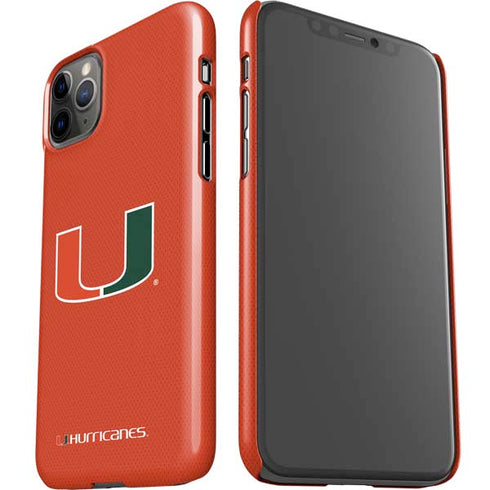 University of Miami Hurricanes Jersey iPhone 11 Pro Max Lite Case
