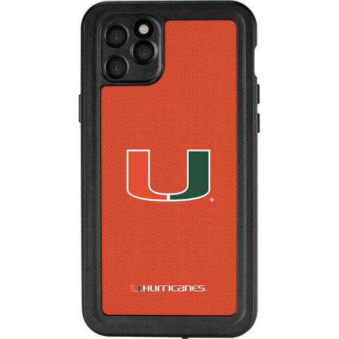 University of Miami Hurricanes Jersey iPhone 11 Pro Max Waterproof Case