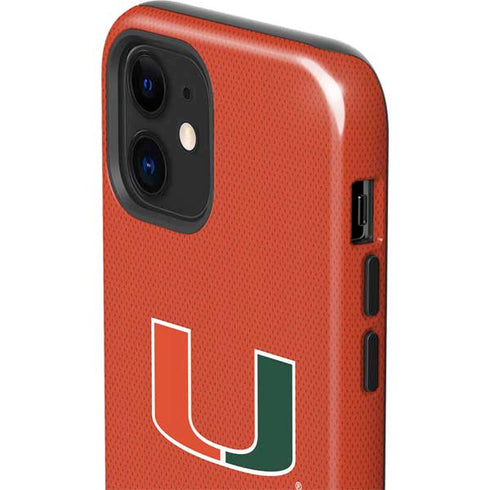 University of Miami Hurricanes Jersey iPhone 12 Impact Case