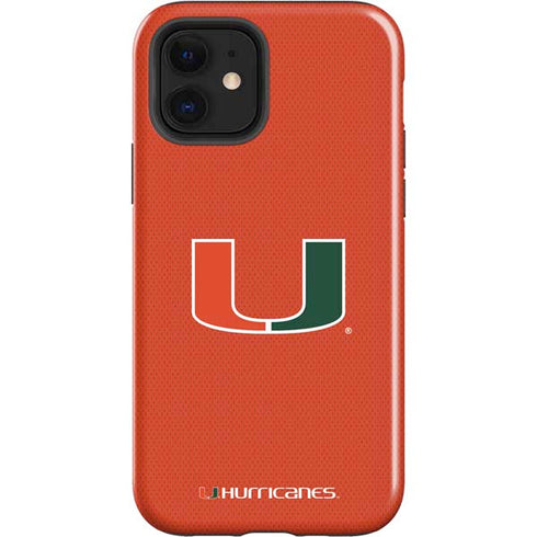 University of Miami Hurricanes Jersey iPhone 12 Impact Case