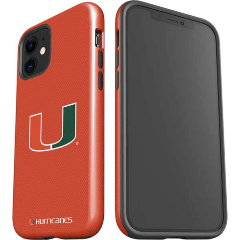 University of Miami Hurricanes Jersey iPhone 12 Impact Case