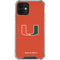 University of Miami Hurricanes Jersey iPhone 12 Mini Clear Case