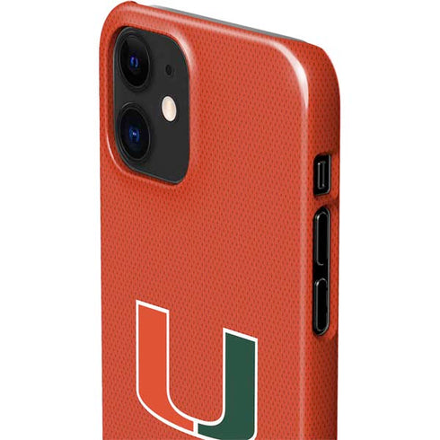 University of Miami Hurricanes Jersey iPhone 12 Mini Lite Case