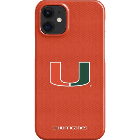 University of Miami Hurricanes Jersey iPhone 12 Mini Lite Case