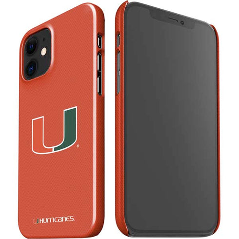 University of Miami Hurricanes Jersey iPhone 12 Mini Lite Case