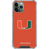 University of Miami Hurricanes Jersey iPhone 12 Pro Clear Case