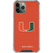 University of Miami Hurricanes Jersey iPhone 12 Pro Max Clear Case