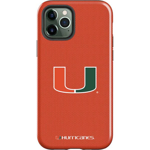 University of Miami Hurricanes Jersey iPhone 12 Pro Max Impact Case