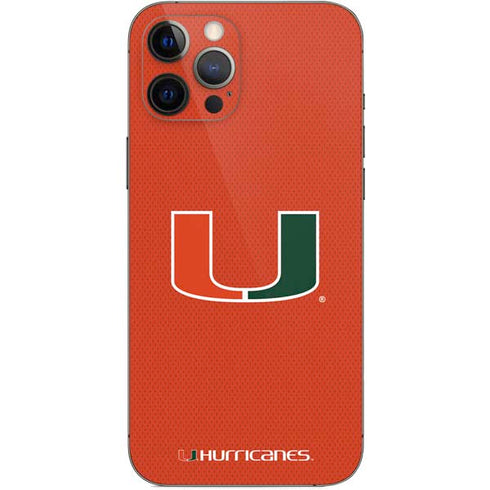 University of Miami Hurricanes Jersey iPhone 12 Pro Max Skin