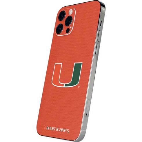 University of Miami Hurricanes Jersey iPhone 12 Pro Max Skin