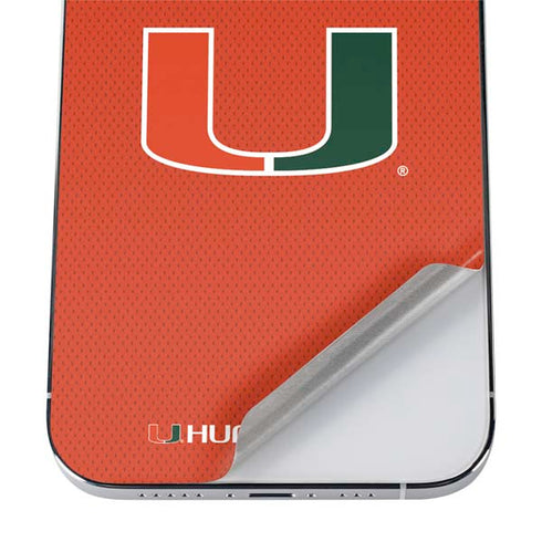 University of Miami Hurricanes Jersey iPhone 12 Pro Max Skin