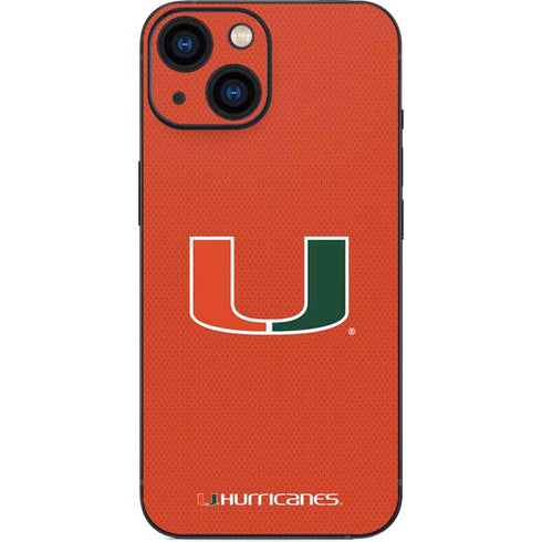 University of Miami Hurricanes Jersey iPhone 13 Mini Skin