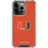 University of Miami Hurricanes Jersey iPhone 13 Pro Clear Case