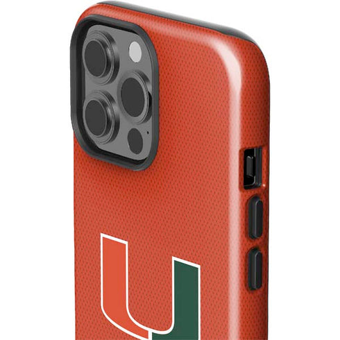University of Miami Hurricanes Jersey iPhone 13 Pro Max Impact Case