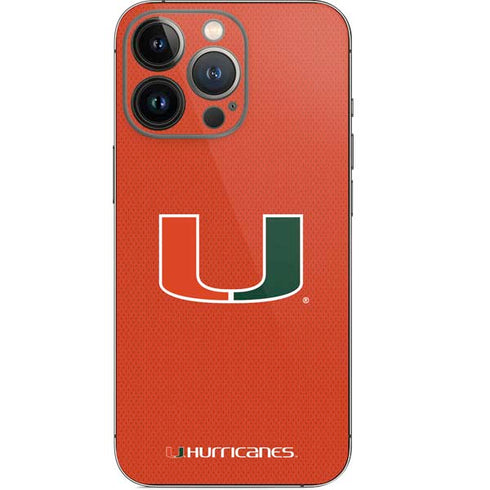 University of Miami Hurricanes Jersey iPhone 13 Pro Skin