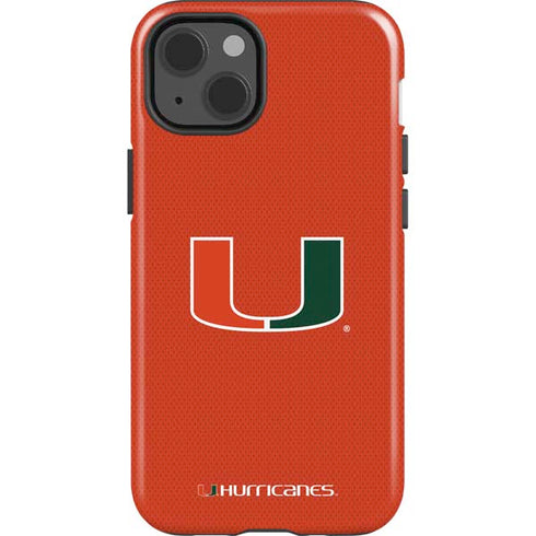 University of Miami Hurricanes Jersey iPhone 15 Impact Case