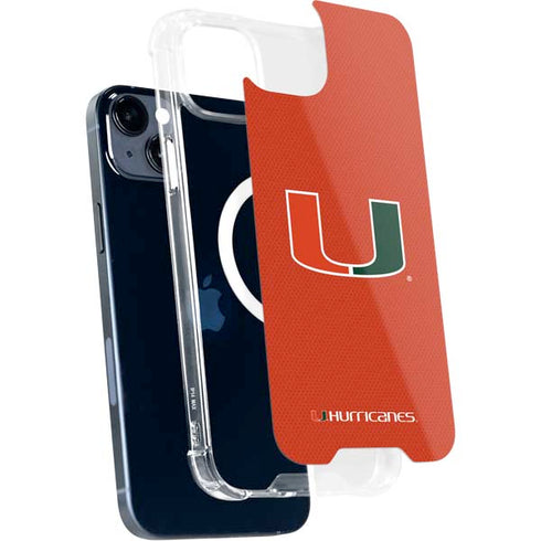 University of Miami Hurricanes Jersey iPhone 15 MagSafe Case