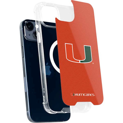 University of Miami Hurricanes Jersey iPhone 15 Plus MagSafe Case