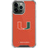 University of Miami Hurricanes Jersey iPhone 14 Pro Max Clear Case