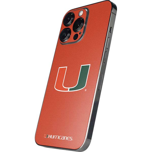 University of Miami Hurricanes Jersey iPhone 14 Pro Max Skin