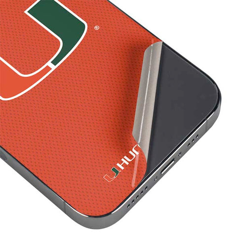 University of Miami Hurricanes Jersey iPhone 14 Pro Max Skin